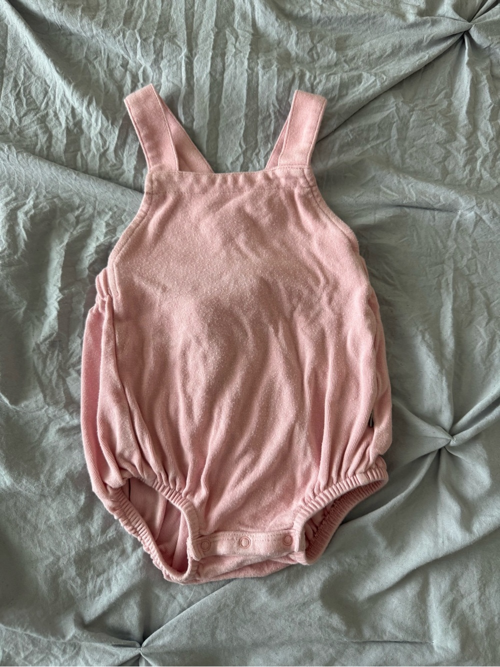 Kyte Baby Soft Pink Sleeveless Baby One-Piece Romper